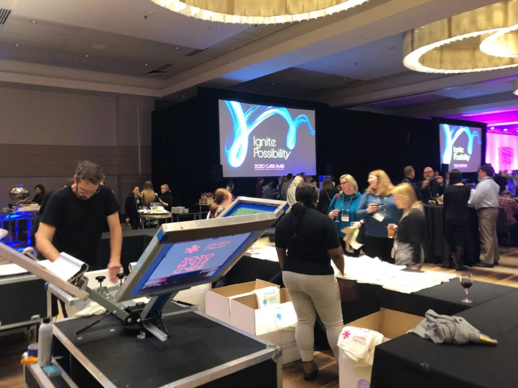 CASE-NAIS Independent Schools Conference — live event printing activation