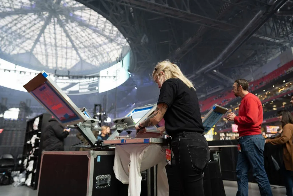 End It Movement at Passion — live event printing activation