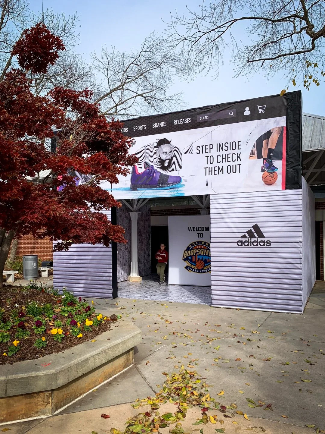 Holiday Hoopsgiving — live event printing activation