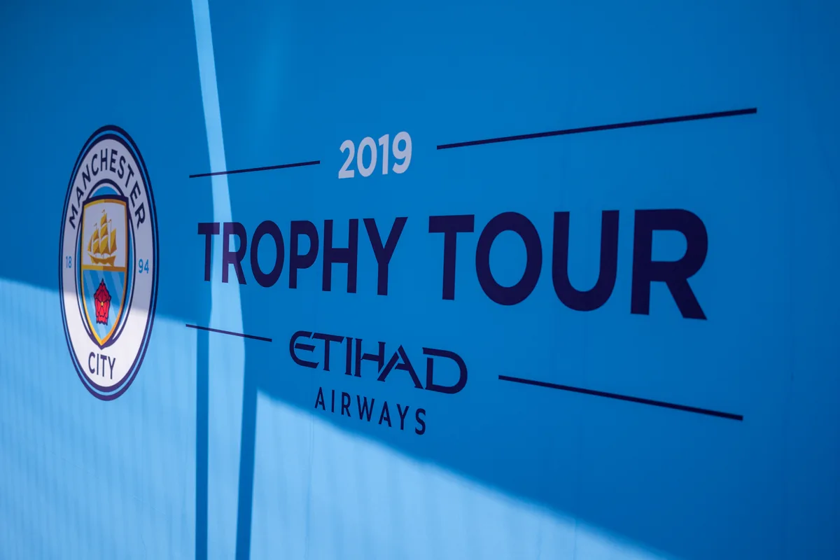 Manchester City Trophy Tour — live event printing activation